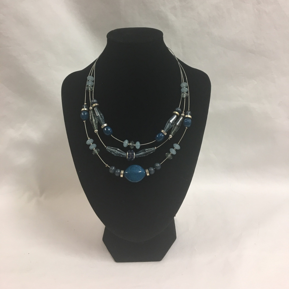 Blue Beaded Necklace